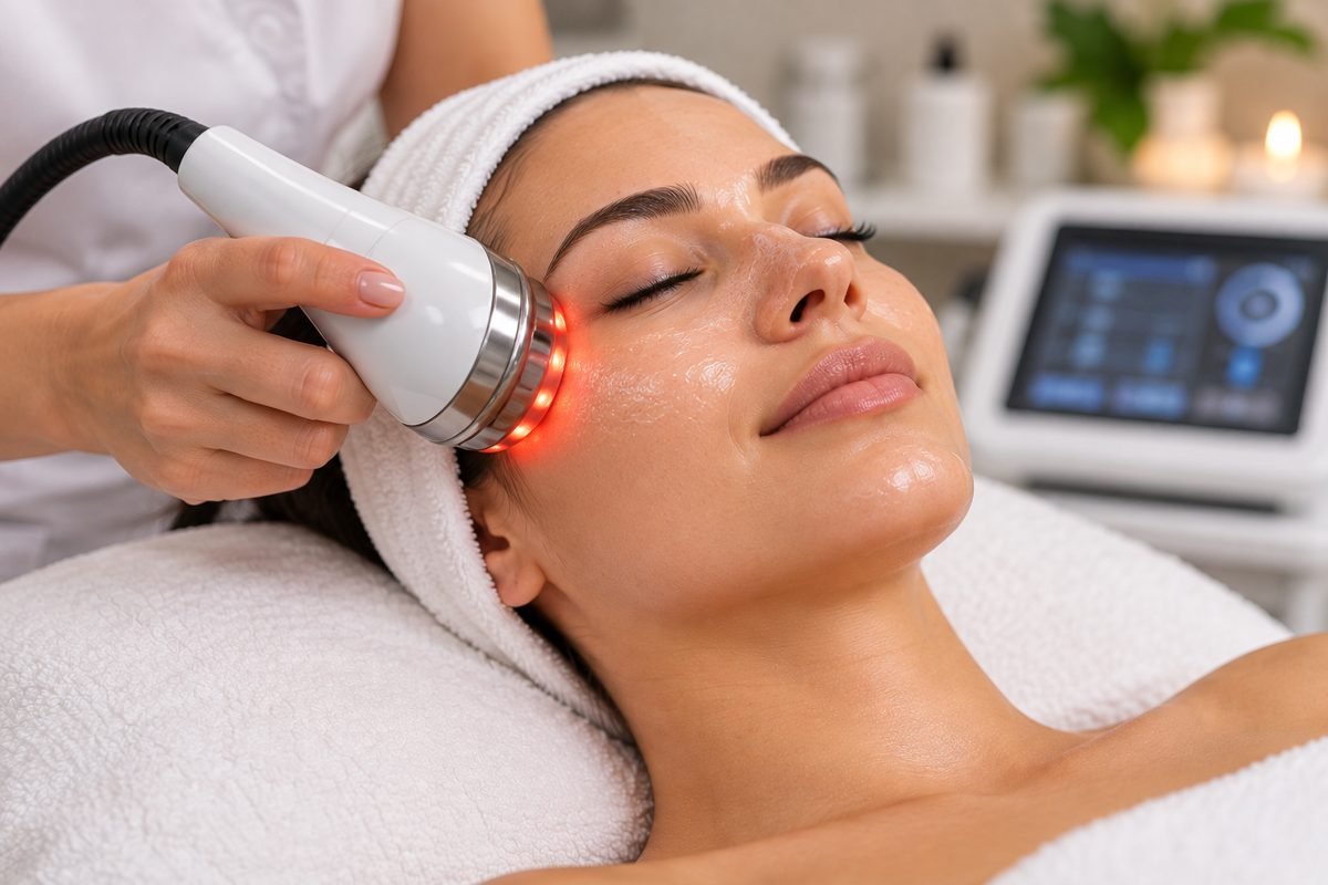 Tratamiento facial con radiofrecuencia